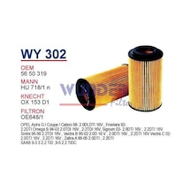 WUNDER WY302 YAĞ FİLTRESİ - OPEL VECTRA B - FRONTERA - OMEGA 2.0D