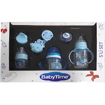 Babytime BT206 5'Li Mavi Biberon Seti