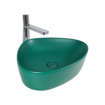 Paluci Doğa Multi Dark Green Çanak Lavabo Sırlı