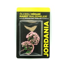 Jordania Maket Ağaç Yeşil-pembe 2i 1100 Ölçek 6 Cm W6070a