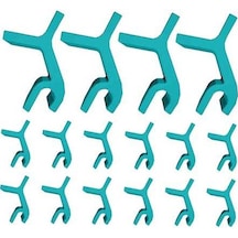 Ulzyvf Mavi Kurabiye Tepsisi Fırın Düzenleyicileri İçin 16 Adet Mavi