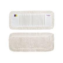 Mulpex Zincir Dikiş Nemli Mop Yedeği Beyaz 10 Adet 50 CM