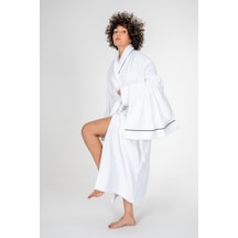 Cotton Box Classic Bornoz Seti Mahur Beyaz Unisex L/xl Beyaz