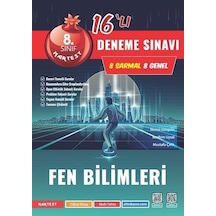 Nartest 8.Sınıf Lgs Yeni Koyu Kapak Fen Bilimleri 16'Lı Deneme