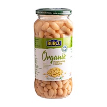 Burcu Organik Haşlanmış Fasulye 600 G - 8 Adet Tarı