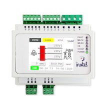 İnotel GMR100 Şebeke İzleme Rölesi RS485 MODBUS Dokunmatik