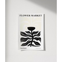Çerçevesiz Poster White Copenhagen Flower