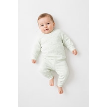 Tiffany Baby & Kids Puffy Cloudy Tasarımlı Pijama Takımı Yeşil