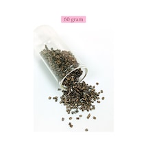 Kesme Cam Boncuk 2mm - 60 Gram - Mat Kahverengi - Bnc396