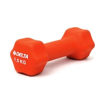 Delta 1.5 KG x 1 Adet Deluxe Neopren Kaplı Turuncu Demir Dambıl