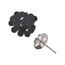 Anil Professional Cosmetics Pododisk Pedikür Ponza Disk 1 Adet Metal Başlık 50 Adet Yedek Zımpara