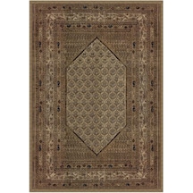 Çam Halı Gloria Td737 Bej Klasik Desen Dokuma Saçaklı Kilim
