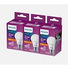 Philips 8 -60 W Led Ampul Sarı 3 Adet