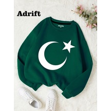 Bayrak Köstebek Sokak Trend Tasarım Harajuku/gotik Yeşil--15044 Yeşil