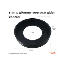 Siamp Gömme Rezervuar Pis Su Gider Contası Plastik Kapaklı