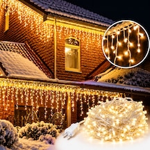 3m 100 Led 20 Saçak 30 50 70cm Çakarlı Ip65 Su Geçirmez Dış Mekan Çok Renkli