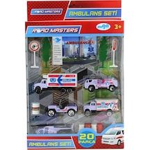 Helikopterli Metal Ambulans Seti  Jp9105