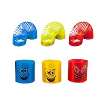 Stres Yayı Oyuncak Gülenyüz Stres Yayı - 6 Cm Çapında