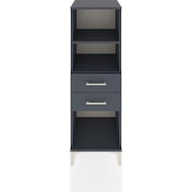 Hyperion Dolap 2 Raflı 2 Çekmeceli 44x44x134 Antrasit-antrasit Antrasit