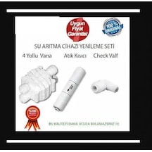 Su Arıtma Cihazı Yenileme Kiti Shutt Off - Flow - Check Valf jaco Bağlantı
