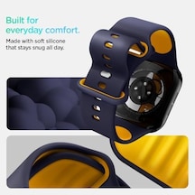 Apple Watch Ultra 49mm Seri 3/2/1-46mm Seri 11/10-45mm Seri Se3/9/8/7-44mm Seri Se2/se/6/5/4 İle Uyumlu Kordon Kayış Nano Pop Blueberry Navy - Amp09322