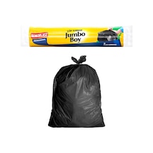 Profesyonel Jumbo Boy Çöp Poşeti 7&apos Li 12 Adet 80x110 Cm, Sızdırmaz Yırtılmaz Jumbo Boy Çöp Torbası, Geri Dönüştürülebilir Atık Torbası, Restoran, Kafe, Ev, Mutfak İçin Güçlü Çöp Poşeti