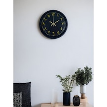 36 Cm Siyah Arapça Rakamlı Duvar Saati 01410222