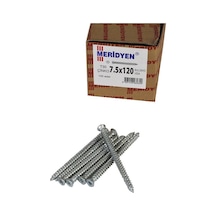 MERİDYEN (PAKET) 7,5x120 MM PVC BULDEX VİDASI (100 Adet)