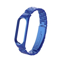 Xiaomi Mi Band 5 Uyumlu Krd-04 Metal Mkst Kordon-lacivert