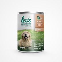 Leos Somonlu ve Pirinçli Pate Konserve Yetişkin Köpek Maması 400 G