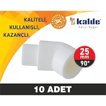 Kalde Pprc 25x45 Kuyruklu Dirsek 10 Adet 25Mm 45°