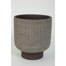 Vitale Lidya Füme Saksı 22.5 22.5 24.5 Cm Ak.kk0021 Renkli