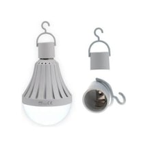 12w Şarjlı Akıllı Led Ampul E27 - 6400k + Seyyar Aparatı Beyaz