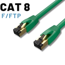 Irenıs 3 Metre Cat8 Kablo F/ftp Lszh Ethernet Kablosu, Yeşil