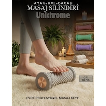 Ayak Masaj Silindiri - Derin Doku Masajı İçin Yüksek Performanslı Silindir Gri