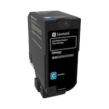 Lexmark 74c50c0 3.000 Sayfa Cyan Mavi Toner Cs720-725 Cx725 Kdo