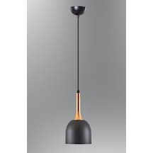 Mylights Retro Rustik Tekli Sakıt Avize Siyah Başlık