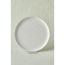 Karaca X Refika Bembeyaz Yuvarlak Pasta Tabağı 22 Cm Beyaz