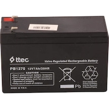 Ttec 12v 7 Ah Kuru Bakımsız Akü