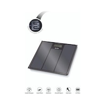 Aprilla Abs-1033 Yüksek Hassasiyetli Dijital Siyah Banyo Baskülü