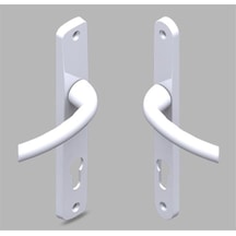 Pvc Kapı Kolu Wc Alüminyum Beyaz Kapı Kolu Alüminyum