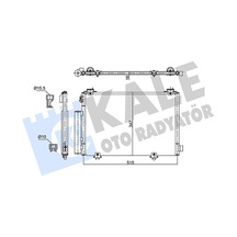 Kale Klıma Radyatoru Toyota Yarıs 1999-2005