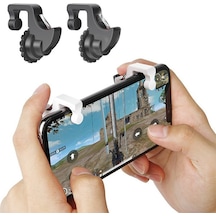 Ally One Pair Profesyonel Joystick Pubg Oyun Ateşleyici Aparat Siyah 2 Adet