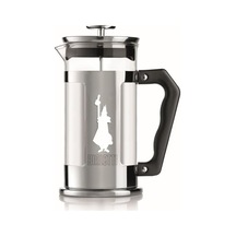 Bialetti - Preziosa French Press: Yaklaşık 350ml Kapasiteli Kahve Hazırlayıcı - 18/10 Paslanmaz Çelik Gövde - Bulaşık Makinesinde Yıkanabilen Borosilikat Cam Sürahi - Paslanmaz Çelik Filtre Sistemi Açık Mavi