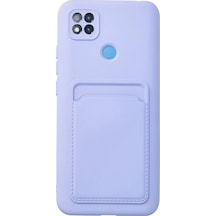Newface Xiaomi Redmi 9c Kılıf Kelvin Kartvizitli Silikon - Lila