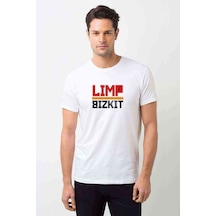 Limp Bizkit Müzik Baskılı Beyaz Erkek Tshirt