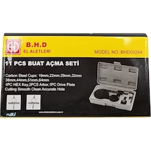 Fixonic B.h.d Bhd00263 Buat Panç Açma Seti 11 Parça 19-22-29-32-38-44-51-64mm