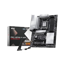 Msı Pro X870e-p Wıfı Am5 Ddr5 8200mhz Oc 3x M.2 Usb4 Gbps Hdmı 5g Lan Wıfı 7 Rgb Atx Sku: Smg8690010080691