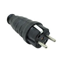 Orel Kauçuk 1 X 16 Amper Monofaze Erkek Fiş - 220 Volt - OR2101