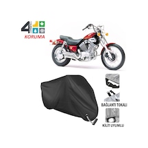 Yamaha Virago Xv 535 Motosiklet Brandası ( Kilit Uyumlu - Siyah